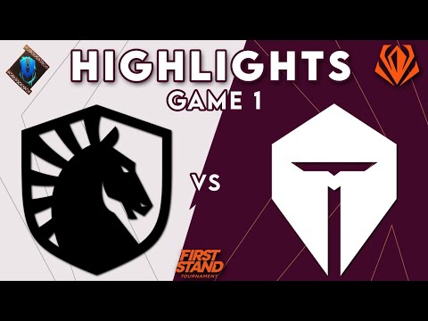 TL vs TES Game 1 Highlights | First Stand Highlights 2025 | Team Liquid vs Top Esports