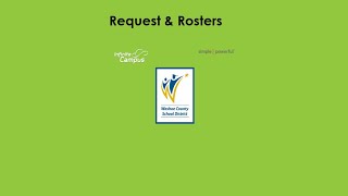Request & Rosters