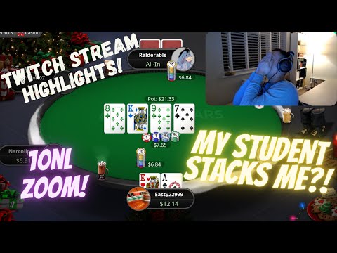 Quarantine Grind Episode 14 - Folding KK Pre, Calling With Q High and Getting STACKED by a Student?!