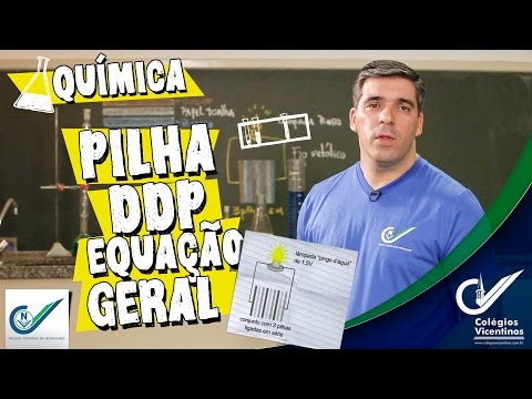 Como calcular a DDP de uma pilha?