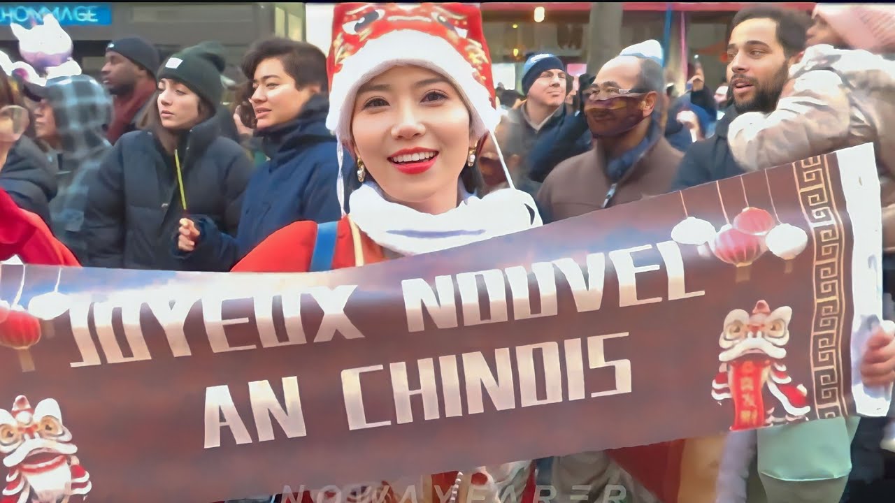 Watch video ?4K?Paris Chinese New Year Chinatown Parade in 2023 - Year of the Rabbit ?? Paris ???? Walk ?4K?Paris Chinese New Year Chinatown Parade in 2023 - Year of the Rabbit ?? Paris ???? Walk