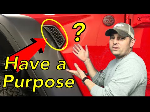 Is the SIDE GRILLE for more than looks? 🔴2018 Jeep Wrangler JL