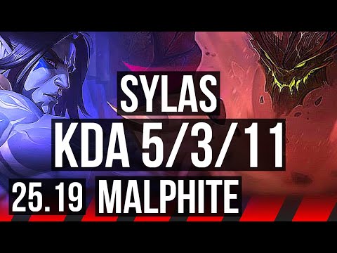 SYLAS vs MALPHITE (TOP) | 5/3/11 | KR Master | 25.19