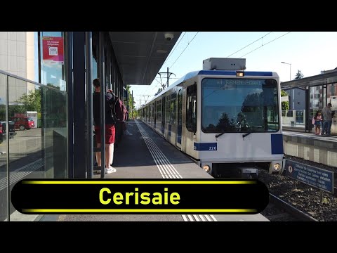 Metro Station Cerisaie - Lausanne 🇨🇭 - Walkthrough 🚶