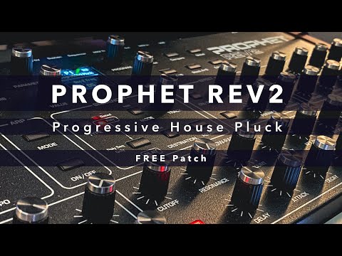 Prophet Rev2 FREE Progressive House Pluck Patch