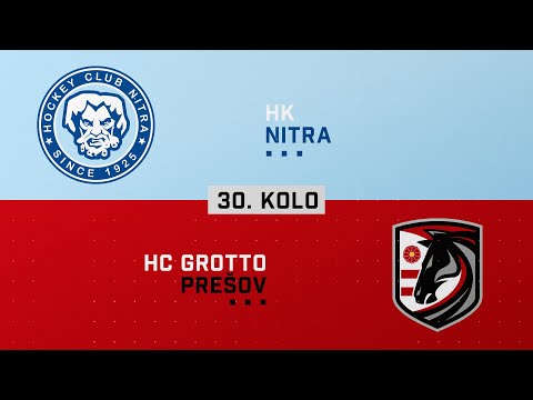 30.kolo HK Nitra - HC Grotto Prešov HIGHLIGHTS