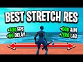 The BEST Stretched Resolution in Fortnite! (FPS Boost & 0 Input Delay)
