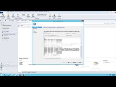 SCCM CB 1606 - Patch offline operating system image via SCCM console.