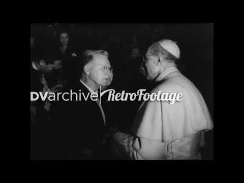 1957 - A group of Bostonians meets Pope Pius XII