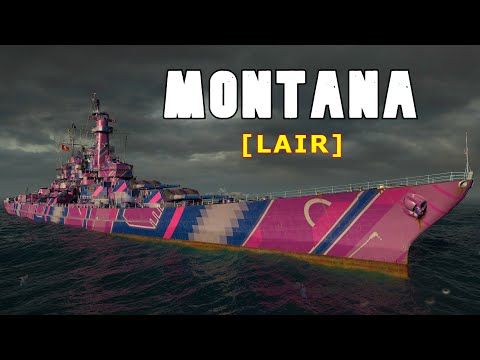 World of WarShips Montana - 3 Kills 343K Damage