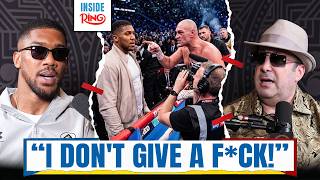 "He's Nobody!" Anthony Joshua Explains Why He Didn't Step in Ring After Tyson Fury's Callout!