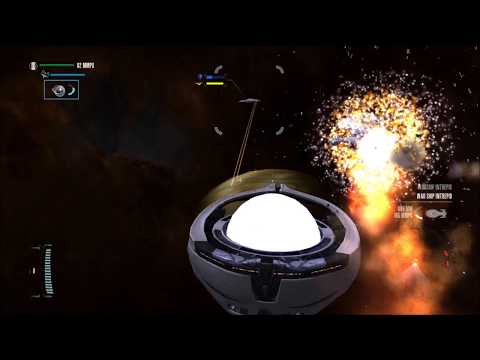 StarTrek vs StarGate – Federation Warship Voyager vs Ori warship