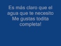 ME GUSTA TODO DE TI LETRA