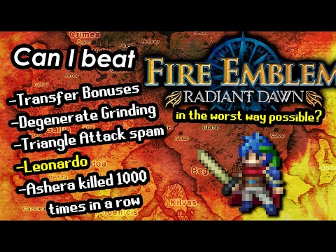 Abusing EVERY mechanic to beat Fire Emblem Radiant Dawn and kill the final boss 1000 times in a row