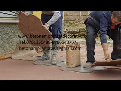 Beton Amprentat Clondiru de Sus - Buzău  Tel.0761350488 -0766543767