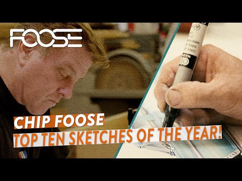 End of Year Special, Chip Foose’s Top 10 Automotive Sketches of 2025!