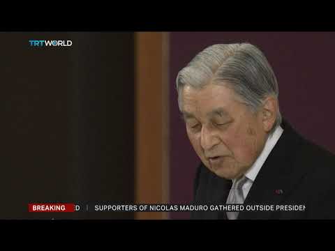 Japanese Emperor Akihito steps down