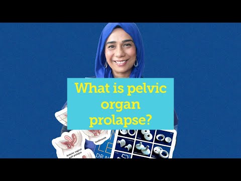 What is a pelvic organ prolapse look like