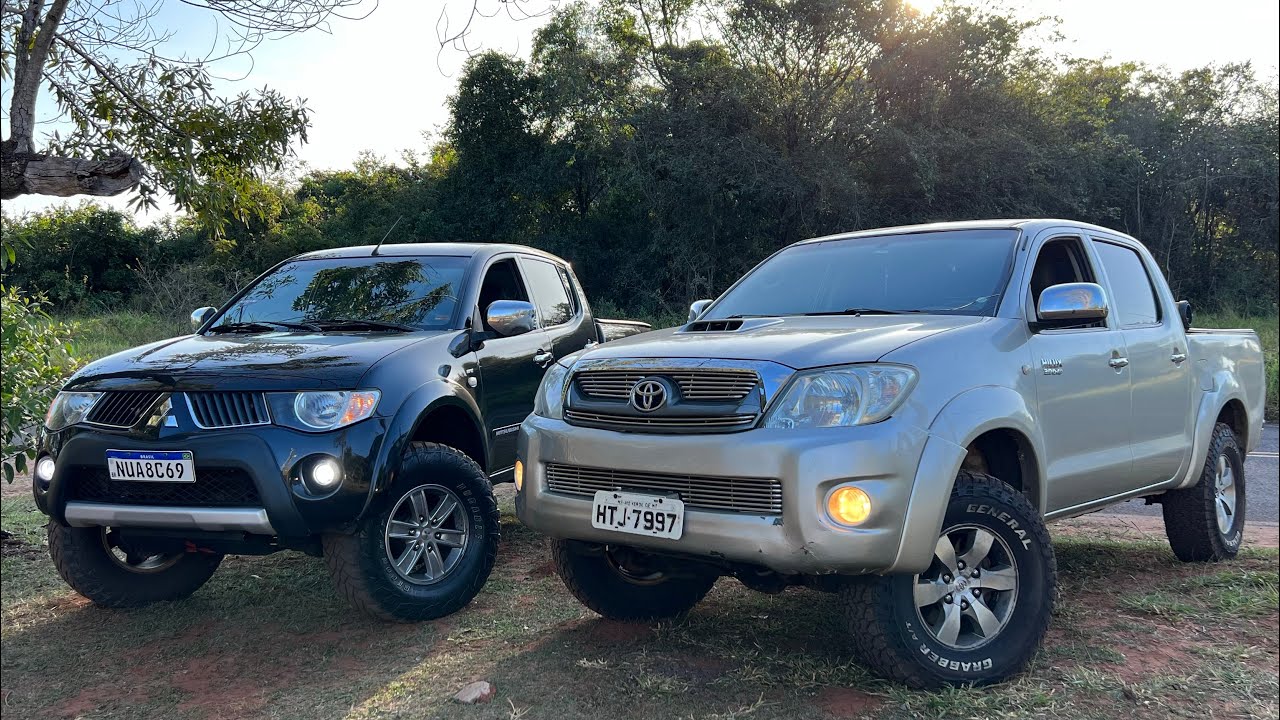 TRITON HPE E HILUX SRV DA MESMA GERAÇÃO!!!! QUAL É MELHOR??🤔