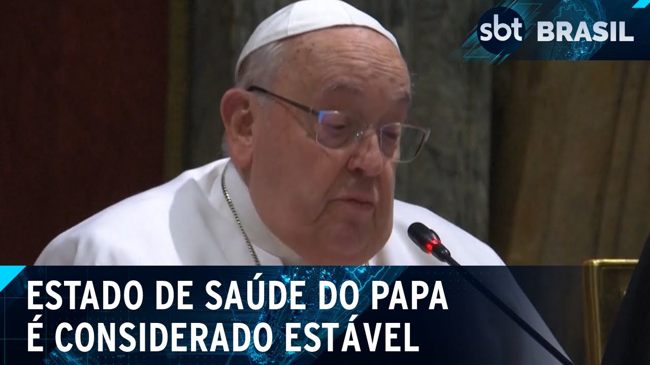 Papa Francisco tem 'noite tranquila' após crise respiratória, diz Vaticano | SBT Brasil (01/03/25)