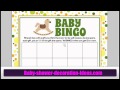 Printable Baby Shower Bingo Games - Yours For ...