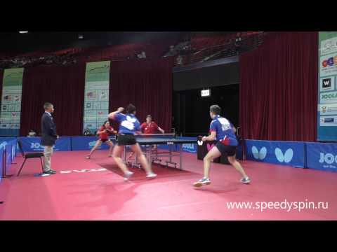 SIDORENKO / TAILAKOVA - POLANSKY / HO Tin-Tin.2016 World Junior Table Tennis Championships,FHD