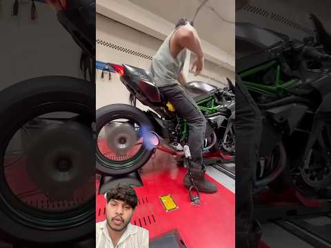 Kawasaki ninja h2r #automobile #zx10r #bike #smartphone #bikelife #unfrezzmyaccount #bike #shorts