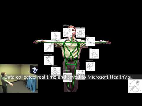 Kinect Range of Motion Testing Video
