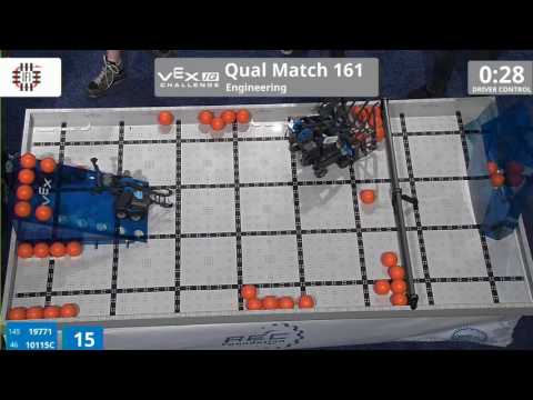VEX Worlds 2016 - VEXIQ Elementary School - Engineering - Qual 161 (19771 10115C) 0