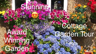 Cottage Garden Tour. Stunning, Beautiful Garden. Planting Ideas, Breathtaking Colour.