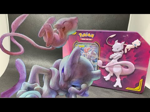 L' ARTWORK PIU' BELLO DI SEMPRE - TROVO LA SECRET GOLD - APERTURA TIN MEWTWO E MEW - CARTE POKÈMON