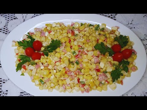 EXQUISITA ENSALADA DE MAÍZ ó CHOCLO - RECETA FACIL Y RAPIDA - POCHOLITA Y SUS RECETAS