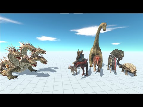 HYDRA vs ALL DINOSAURS - Animal Revolt Battle Simulator