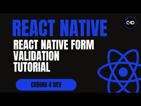 React Native Form Validation Tutorial React Hook Form Yup Formik Explained