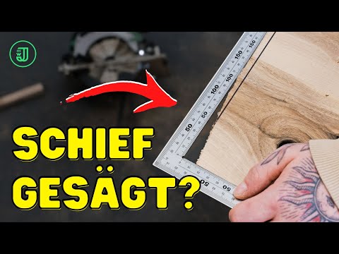 So einfach sägst du PERFEKT GERADE mit der HANDKREISSÄGE! | Jonas Winkler