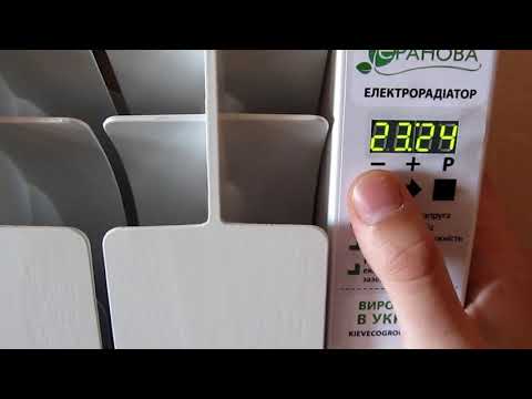 Настройка радиатора(меню температур и время)