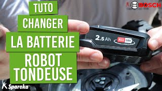 Changer la batterie d’un robot tondeuse BOSCH – Tuto réparation