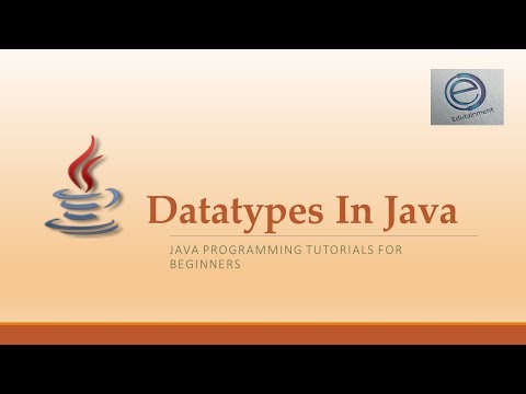 4 Datatypes In Java Java Development Tutorials Urdu Hindi 2019