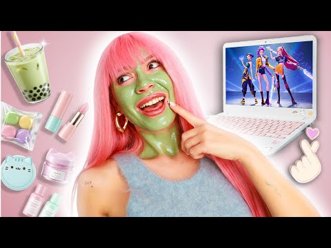 A DAY AS A K-POP IDOL 🎀 Kawaii Girl ✨