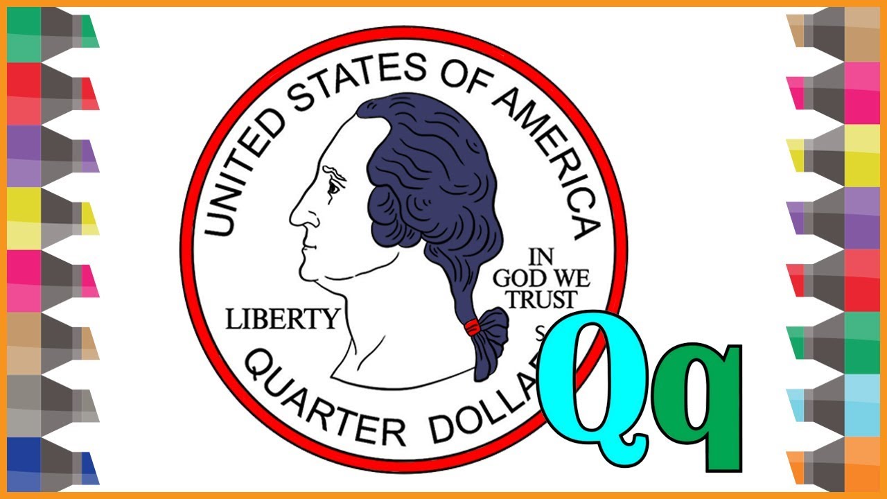 ABC Alphabet Coloring Pages | Learning Letter A to Z Coloring Pages For Kids Baby | Q for Quarter