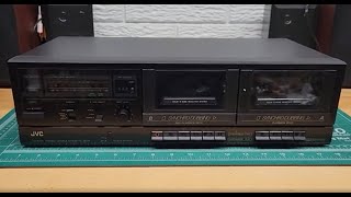 Video thumbnail for JVC TD-W106 Dual Cassette Deck Demo by Vintage AV