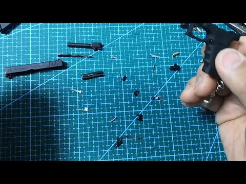 Alloy Empire Glock 17 1:3 Scale Complete Disassembly And Reassembly Mini Automatic Gun Shell Eject