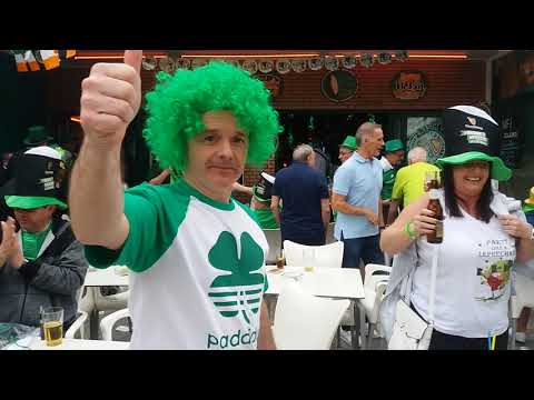 Benidorm. St Patricks Day. La Fheile Padraig. Fiesta de San Patricio.  2018