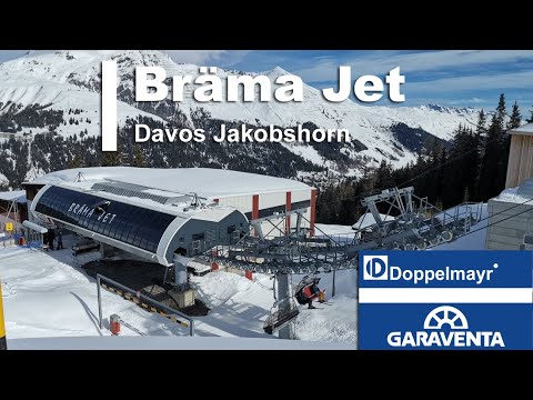 Bräma Jet Sesselbahn - Die nördlichste Sesselbahn im Skigebiet Jakobshorn.