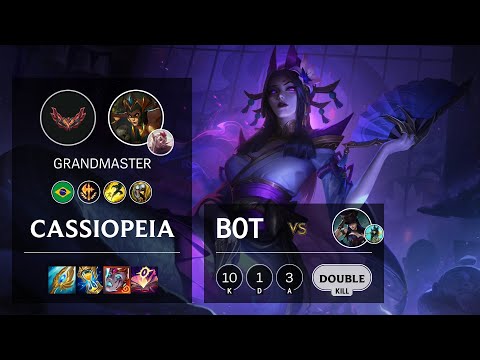 Cassiopeia Bot vs Caitlyn - BR Grandmaster Patch 12.1