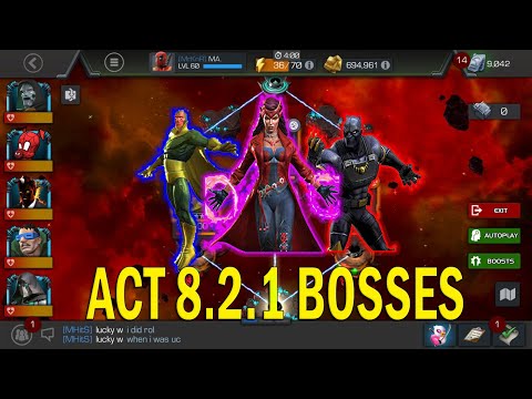 MCOC : Act 8.2.1 All Boss Fights