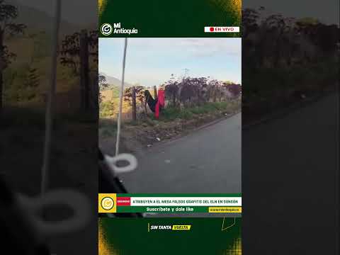 🟡 Sonsón: Ejército señala a El Mesa por banderas del ELN y ya ofrece $200 millones | #MiAntioquia