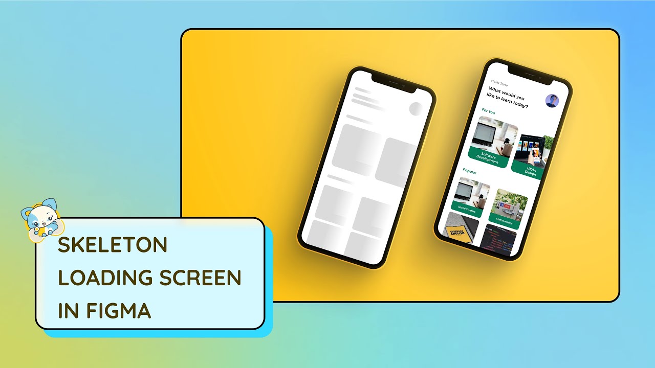 Mastering FIgma: Loading Skeleton Screen Tutorial in Figma