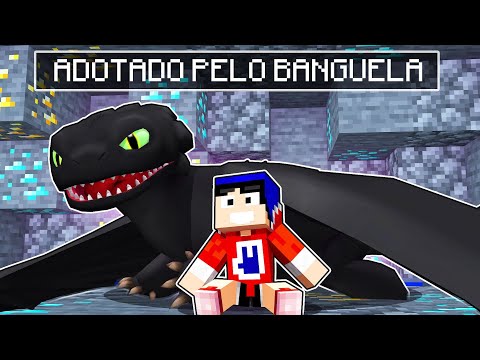FUI ADOTADO PELO FÚRIA DA NOITE no MINECRAFT!