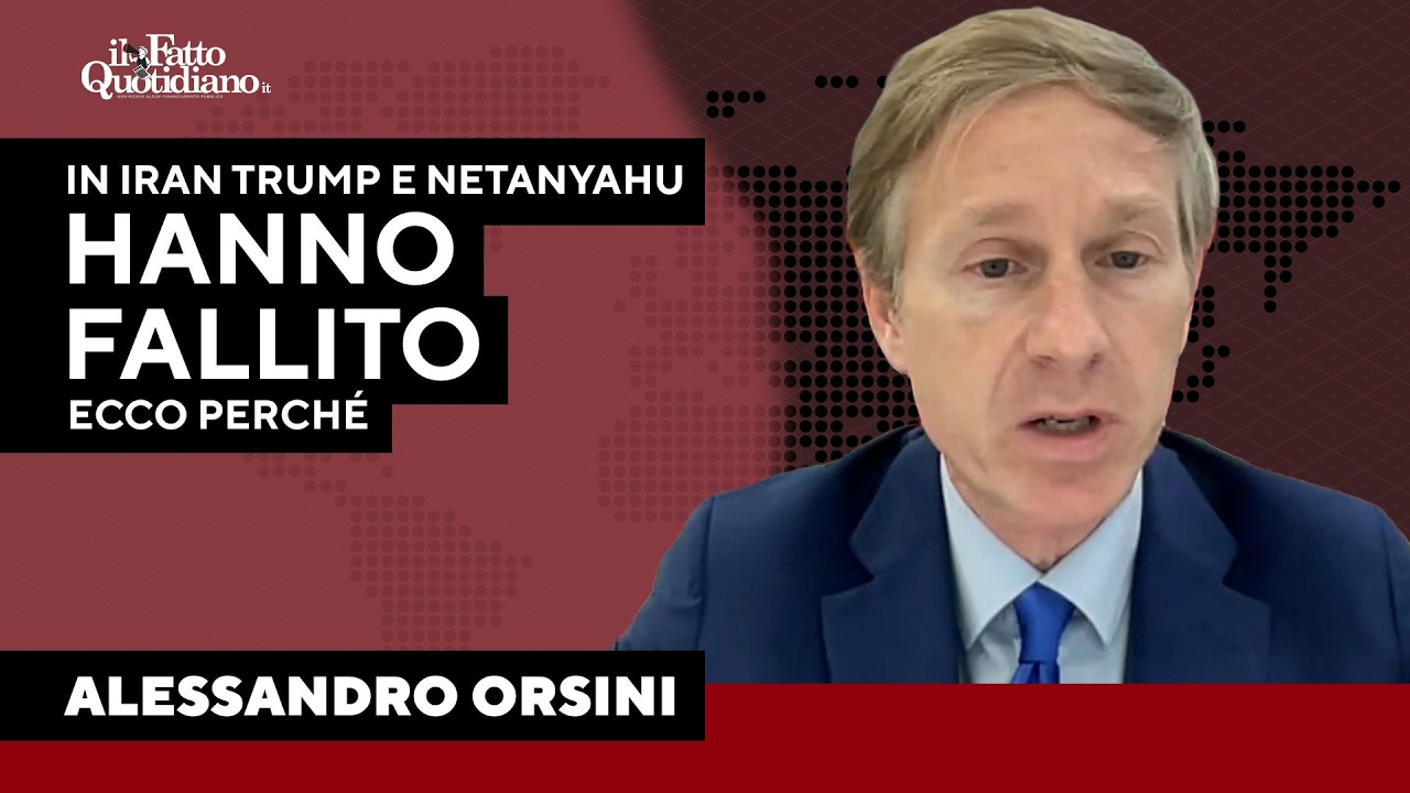 Orsini: "Trump e Netanyahu hanno fallito. Ecco perché l'Iran non cederà mai l'uranio"